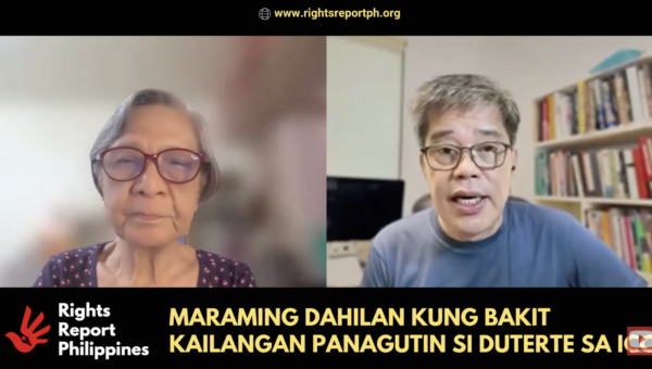 Maraming Dahilan Kung Bakit Kailangan Panagutin si Duterte sa ICC