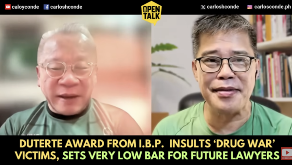 IBP’S DUTERTE AWARD SPARKS OUTRAGE | FLAG’s Ted Te on Why It Insults the Legal Profession