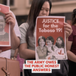 Toboso 19: The Communists Named Their Own Fighters. Now the Government Owes Answers About the Rest.