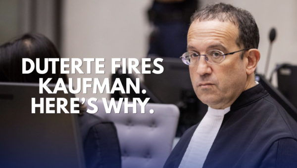 Defeated at Every Turn While Offending the ICC with His Media Antics, Duterte’s Lead Lawyer Exits