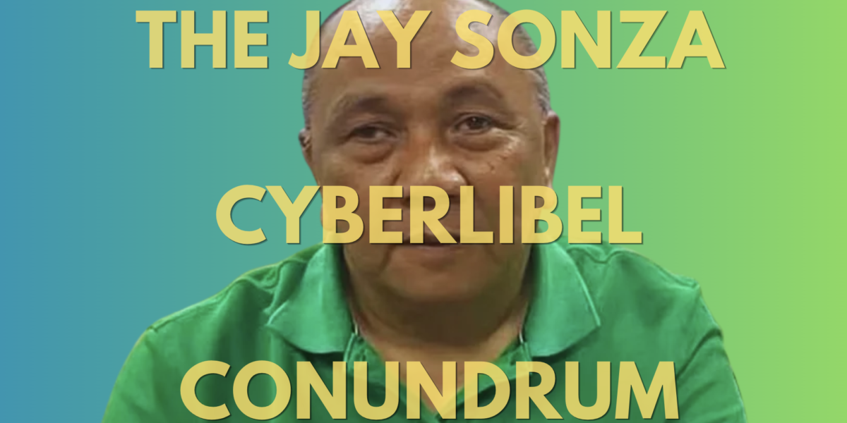 The Jay Sonza Cyberlibel Conundrum: Miss by an Inch, Miss by a Mile